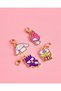 Girls Pink And Red Hello Kitty Hair Accessories Set (6 Piece) - 2