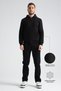 Black Winter Men's Tracksuit Set Luxe Regular Hooded