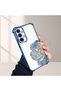 Samsung Galaxy A23 Compatible, Peony Flower Patterned Four-Corner Shock Protection Phone Case