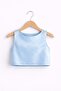 Girl's Baby Blue Crop Party, Special Day, Birthday Combination Bustier