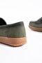 Delef leofer genuine leather women's belted shoes - khaki nubuck - 5