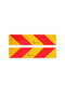 (1 Pair) Metal Plate 14 cm X 56 cm Tüvtürk Compatible E37 Reflective Truck Rear Reflectance - 2