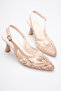 ARLİNA Elegant Stiletto Heel Evening Dress Shoe Heel Height 8 cm