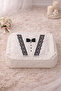 3-Piece Groom Figure French Guipure Dowry Bundle Promise Engagement Bride Groom Pouch Set - 2