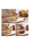 Multi-functional Manual Fruit Squeezer Yellow/Clear - 3