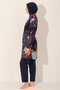 Mira Patterned Hijab Swimsuit - Alf26212 - 3