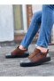 Casual Plaid Brown Comfortable Sole Men's Shoes Mhly104 - 2