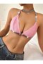 Pink Women's Bra with Front Opening Clip - 3