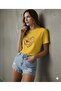 Heart and Tulips Printed Women's Crew Neck Tshirt - 2