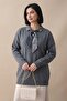 Scarf Knitwear Gray Tunic - 3