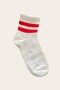 4 Pairs Men's Cotton Colorful Striped Sports College Socks - 6