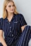 Women's Shirt Pajama Set-P9209 - 4