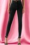 Vera Women's Lycra High Waist Narrow Leg Anthracite Jeans - 2