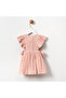 Flower Embroidered Bow-Tie Girls' Dress - 2