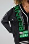 Women's Knitwear Denim Fabric Garnished Design Jacket Cardigan - 6
