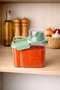 Multifunctional Storage Container with Measuring Lid - Measured Detergent Dispenser 1.2Lt - 6