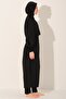 Long Hijab Swimsuit with Valon Cover on the Front - Alf26512 - 2