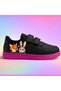 Black Pink Sweet Police Animal Girl Printed Girls' and Boys' Sports Shoes Sneaker