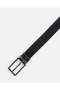 Men Black And Brown Belt With Twist Buckle - 4