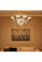 Casablanca LED Crystal Chandelier - Elegant Rose Gold & Clear Design, 12 LED Lights - 5