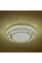 Maha Glass LED Flushmount Ceiling Light - 500mm Clear White Fixture, 2-Year - 6