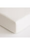 Muslin Elastic Sheet – 70X140 for Baby Bed |   100% Natural Cotton, Ecru - 2