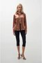 New Season Women's Satin Shirt with Tie Detail 52218012 - 2