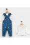 Girls' 1-4 Years Old Shirt with Embroidered Salopet - 2