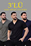 Men's Waffle Woven Open Collar Buttoned Regular Fit 3-Piece Shirt Set - Black, Khaki, Navy Blue