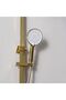 Charming Rain Shower Panel, 3 Function Stainless Steel/Brass Square Column Set - 4
