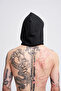 Erkek Basıc Siyah Hoodie - 4