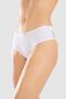 Women's Cotton Lycra Lace Back Slip Panties 3 Pack 8432 White - 4