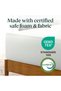 Green Tea Memory Foam Queen Mattress Medium Firm Fiberglass Free, 200L x160W x 30H CM - 5