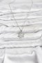 316L Steel Chain Silver Color Snowflake Model Zircon Stone Women's Necklace - 2