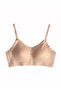 Women's Stitch-Free Bra Wave Base Corded Fabric Laser Cut Double Layer Ghost Bra Powder - 622 - 2