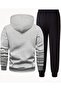 Unisex Ufc Printed Hooded Oversize Top and Bottom Set - 2