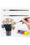 2-Piece Painting Brush Set Flat Tip Brush Set, Watercolor Brush, Oil Painting Brush, Painting Brush (0 No) - 3