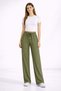 Women’s Linen Blend High-Waist Wide-Leg Pocketed Palazzo Pants - 2