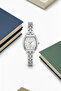 Luxen Oval Case Silver Minimal Women's Wristwatch - 4