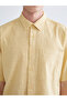 Timeless Clothing & Timeless Choices Comfortable Fit Short Sleeve Linen Look Men's Shirt - 3