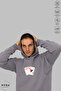 Unisex Hoodie Long Sleeve Playing Card Printed Hooded Oversized 100% Cotton Combed Cotton Sweatshirt