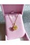 Steel Gold Rotating Necklace - 2