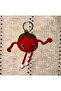 Hand Knitted - Amigurumi Tomato Keychain & Bag Decoration - 8