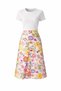Women's High-Waist Multicolor Lined Pocketed Pleated Modern Skirt - 2