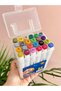 24 Color Marker Painting Pens – Dual Tip Felt Tip Pen Set in Box