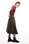 Brown Midi Skirt - 3