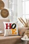 Home Written Throw Pillow Cover 42X42 cm Premium Throw Pillow Cover