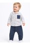 Animal Printed Muslin Baby Boy Set of 2 - 2