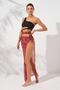 Slit Tulle Single Skirt Blush 231807-d - 2