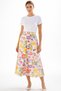 Women's High-Waist Multicolor Lined Pocketed Pleated Modern Skirt - 5